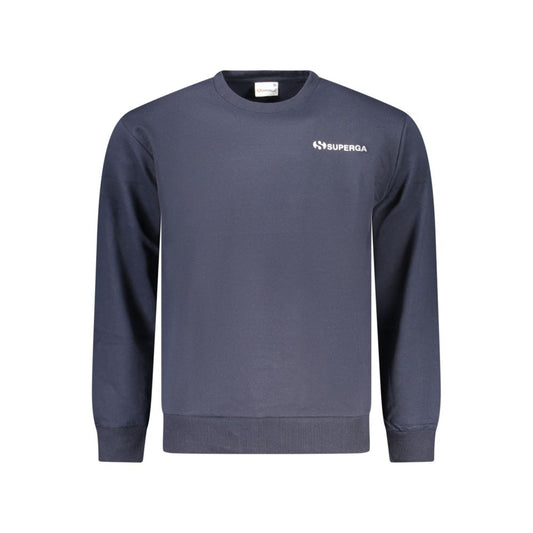 Superga Blue Cotton Men's Sweatshirt - ClickThatClicks 
