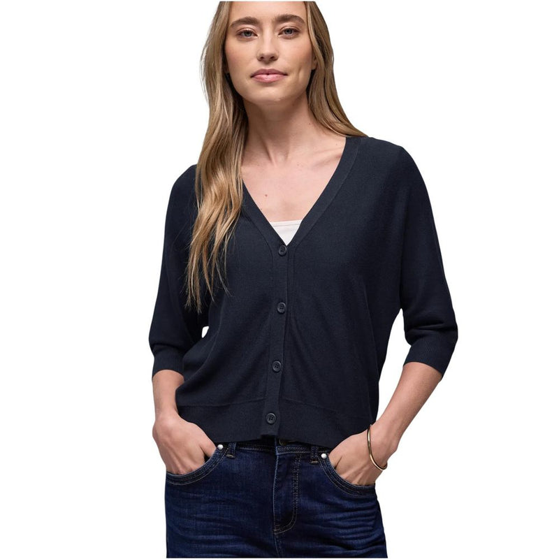 Street One Blue Viscose Cardigan - ClickThatClicks 