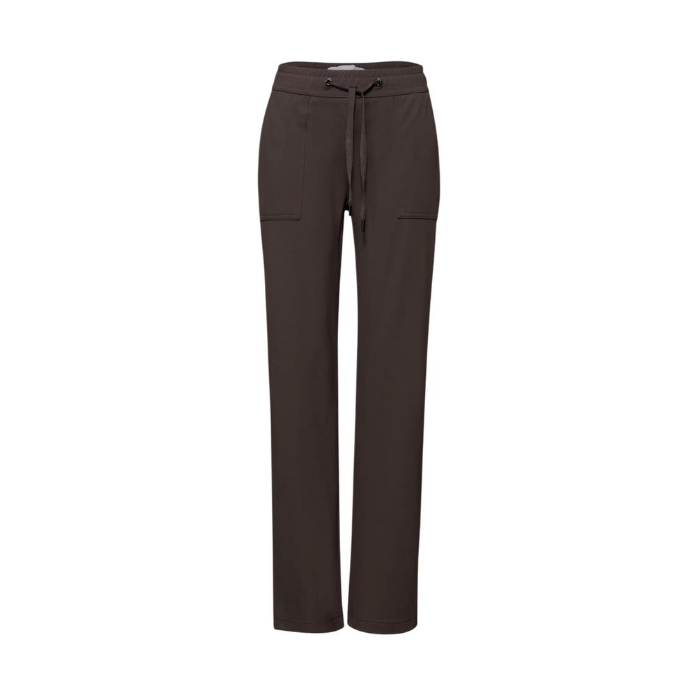 Street One Brown Viscose Casual Pants - ClickThatClicks 