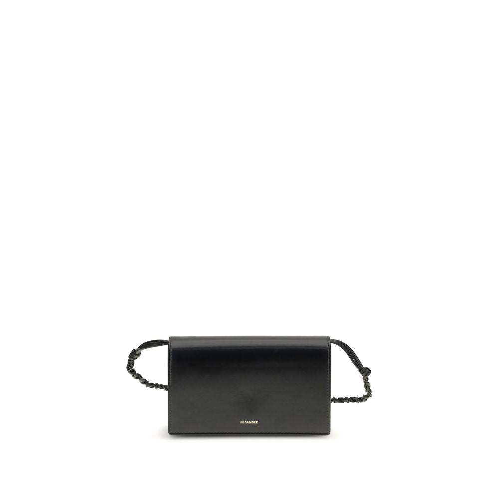Jil Sander Black Calf Leather Bos Taurus Wallet - ClickThatClicks 