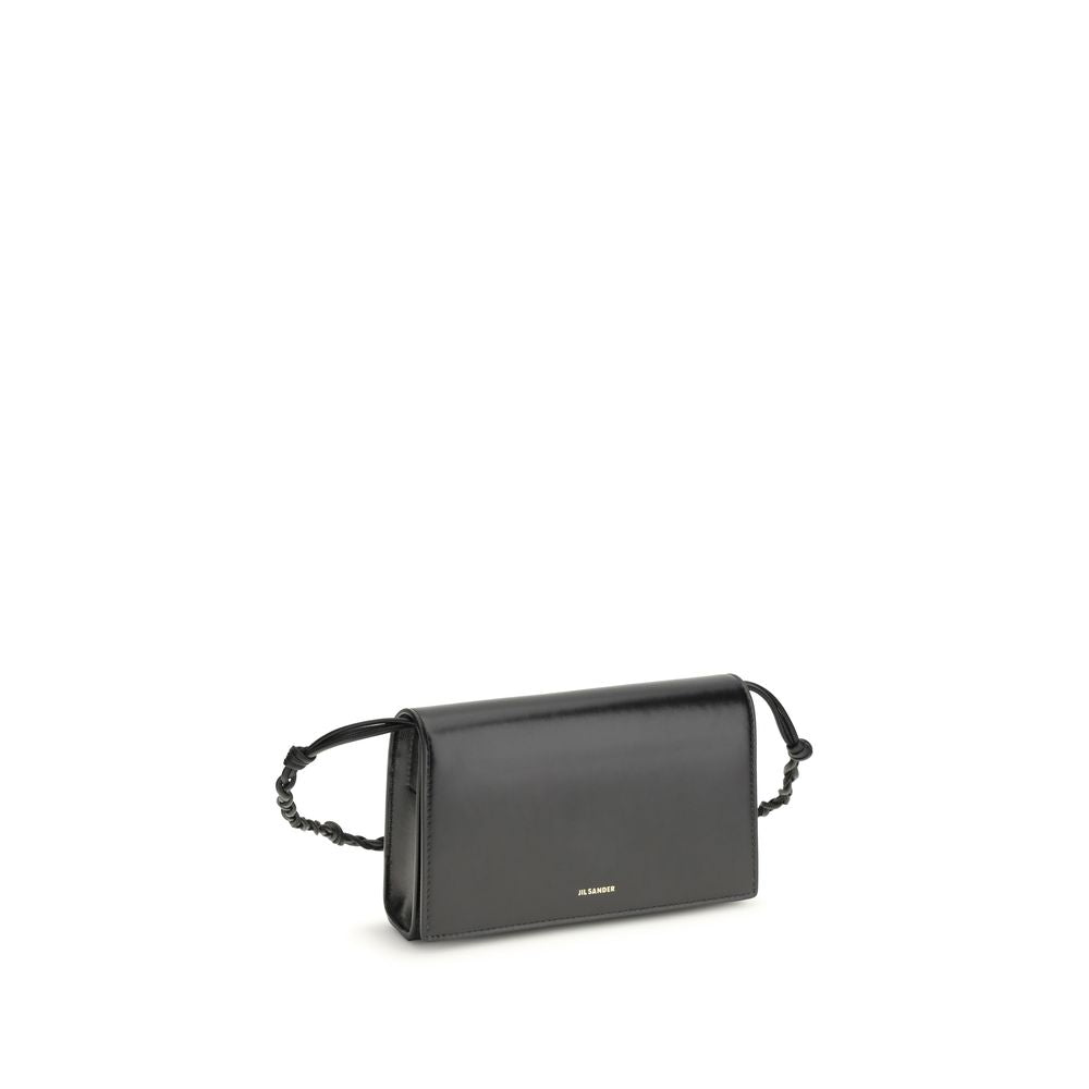 Jil Sander Black Calf Leather Bos Taurus Wallet - ClickThatClicks 