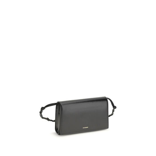 Jil Sander Black Calf Leather Bos Taurus Wallet - ClickThatClicks 