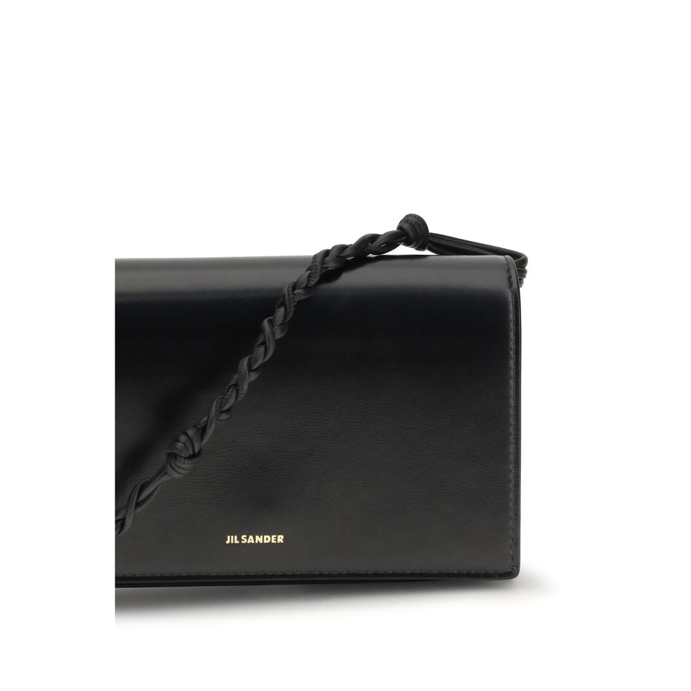 Jil Sander Black Calf Leather Bos Taurus Wallet - ClickThatClicks 