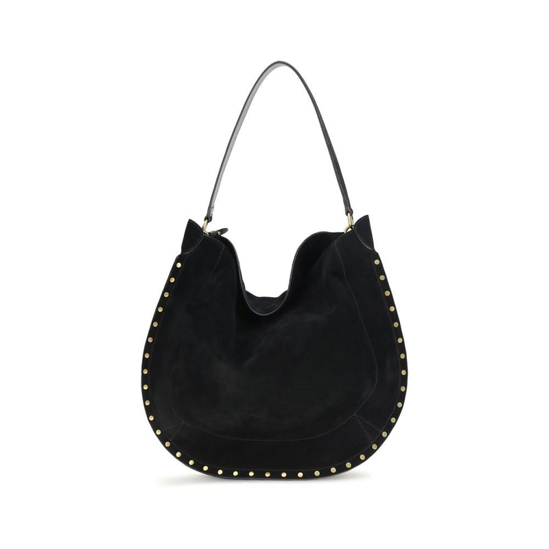 Isabel Marant Black Calf Leather Bos Taurus Shoulder Bag