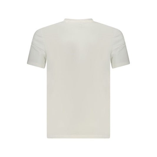 Guess Jeans White Cotton Men T-Shirt