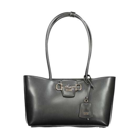 Guess Jeans Nero Poliuretano Woman Handbag - ClickThatClicks 