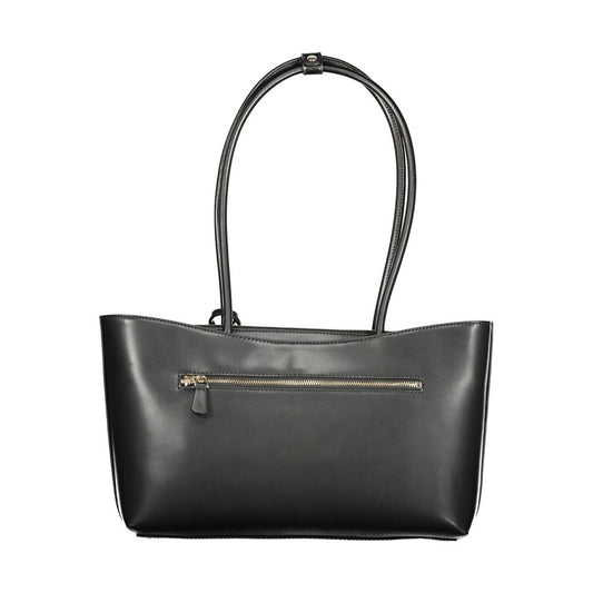 Guess Jeans Nero Poliuretano Woman Handbag - ClickThatClicks 