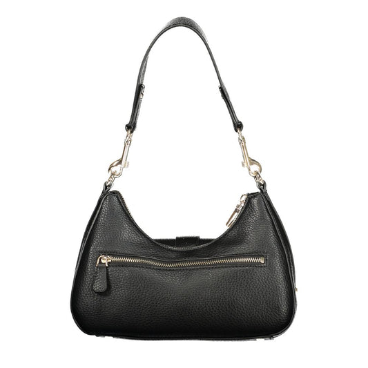 Guess Jeans Black Polyurethane Women Handbag - ClickThatClicks 