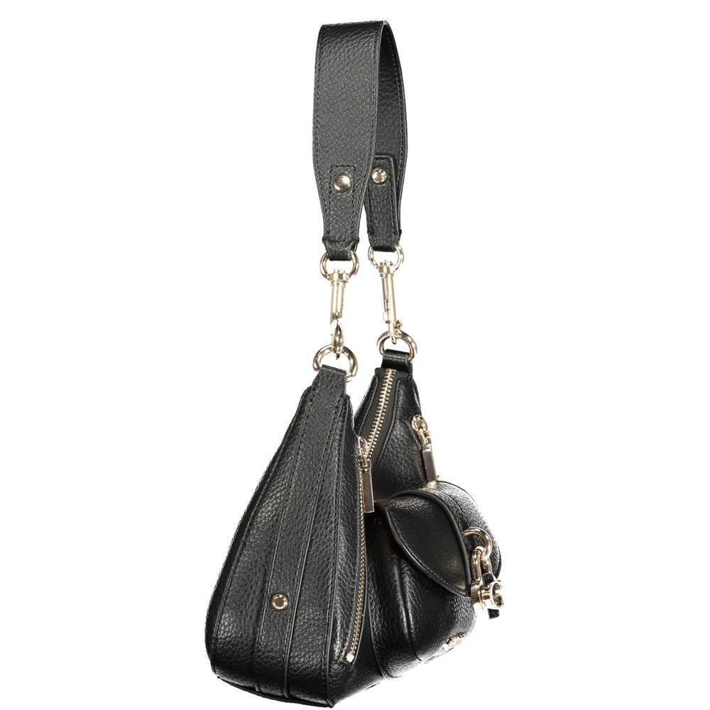 Guess Jeans Black Polyurethane Women Handbag - ClickThatClicks 