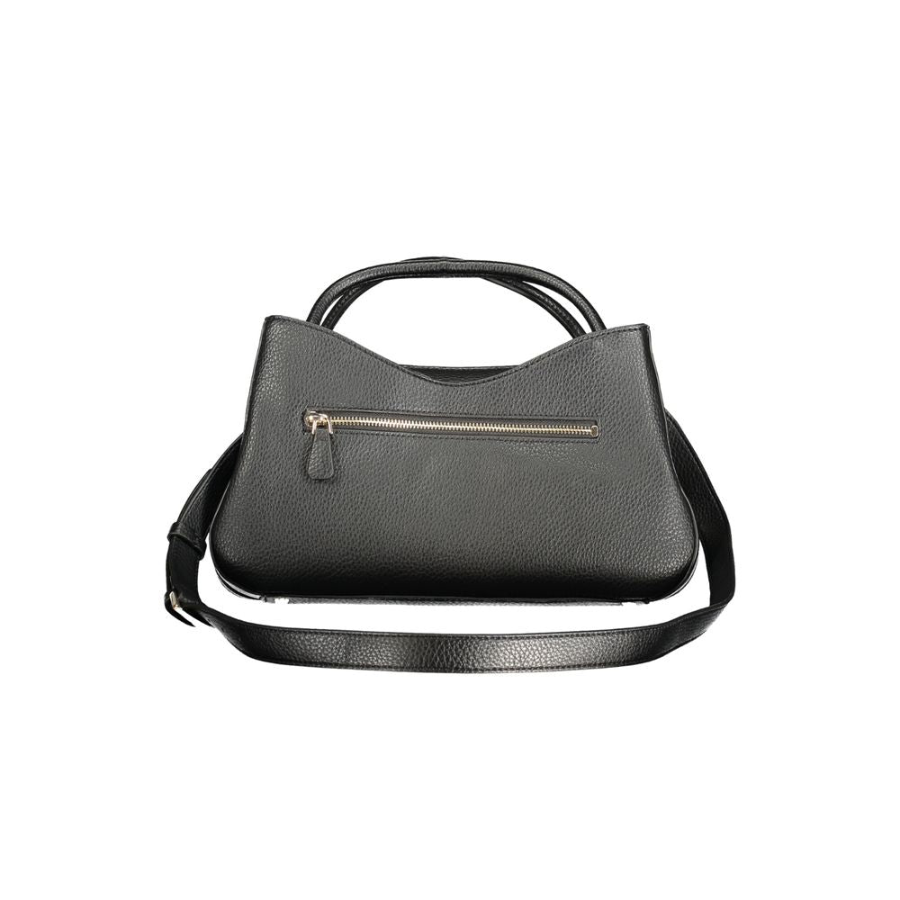 Guess Jeans Black Polyurethane Women Handbag - ClickThatClicks 