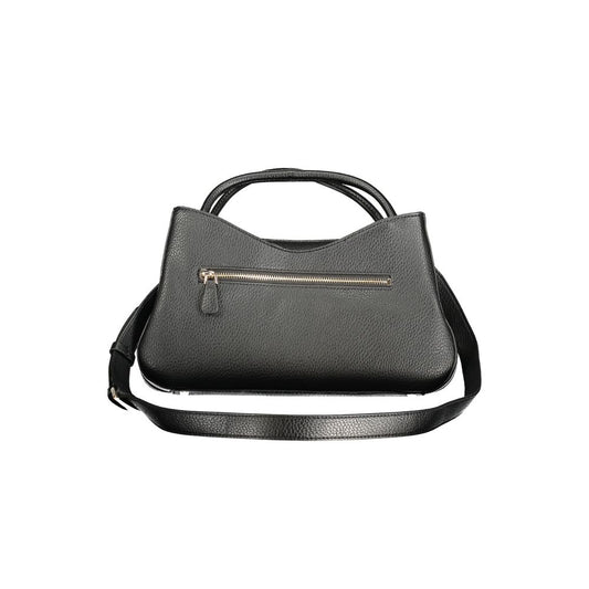 Guess Jeans Black Polyurethane Women Handbag - ClickThatClicks 
