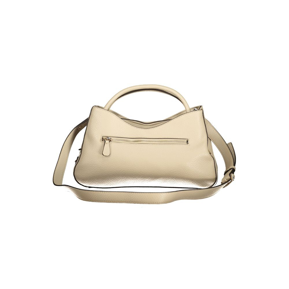 Guess Jeans Beige Polyurethane Women Handbag - ClickThatClicks 