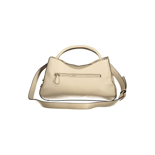 Guess Jeans Beige Polyurethane Women Handbag - ClickThatClicks 