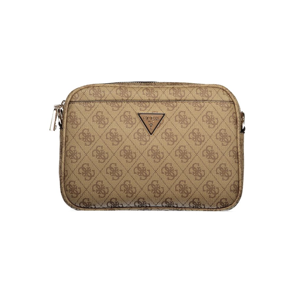 Guess Jeans Beige Polyurethane Women Handbag - ClickThatClicks 