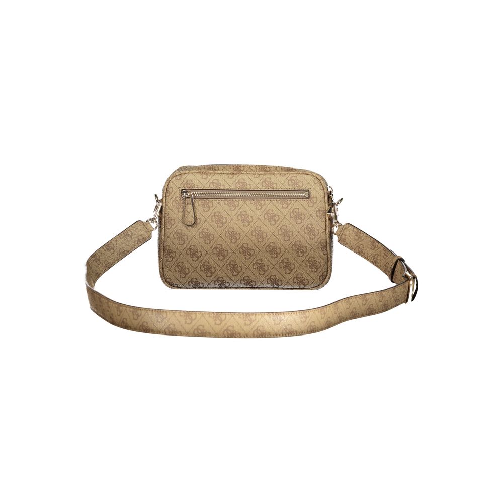 Guess Jeans Beige Polyurethane Women Handbag - ClickThatClicks 