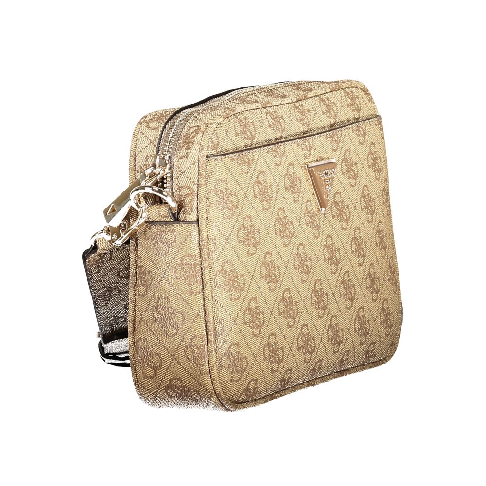 Guess Jeans Beige Polyurethane Women Handbag - ClickThatClicks 