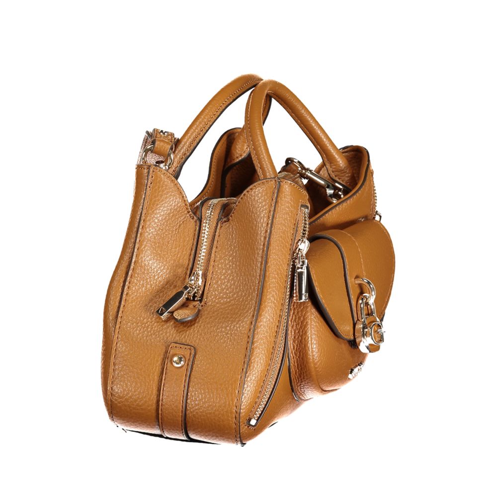Guess Jeans Marrone Polyurethane Women Handbag - ClickThatClicks 