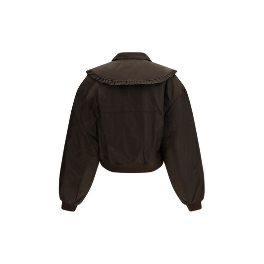 Ganni Bicolor Polyamide Bomber - ClickThatClicks 