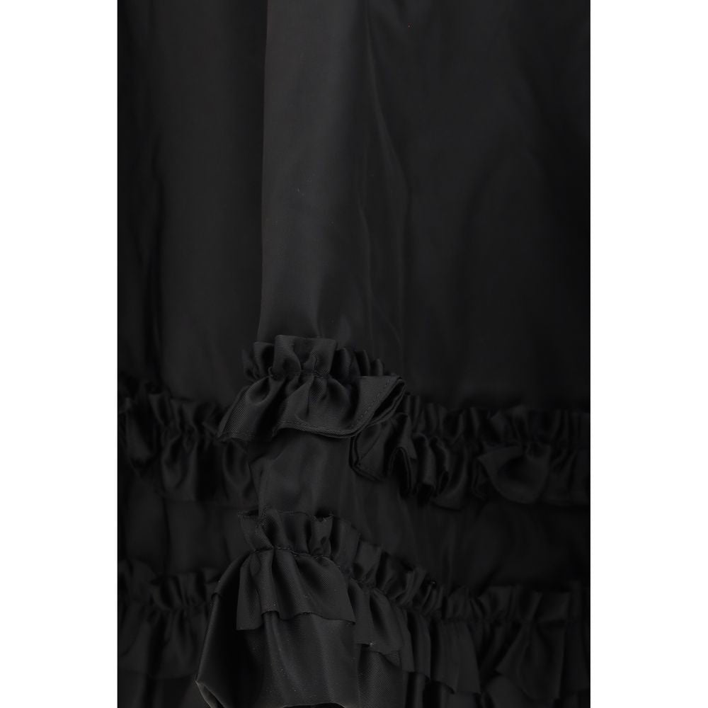 Ganni Black Recycled Polyamide Mini Skirt - ClickThatClicks 