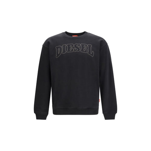 Diesel Black Cotton Sweatshirt - ClickThatClicks 