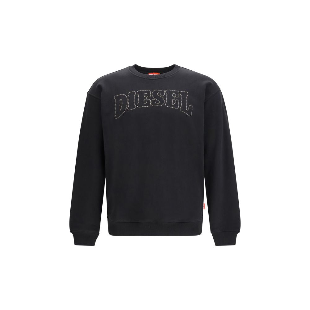 Diesel Black Cotton Sweatshirt - ClickThatClicks 