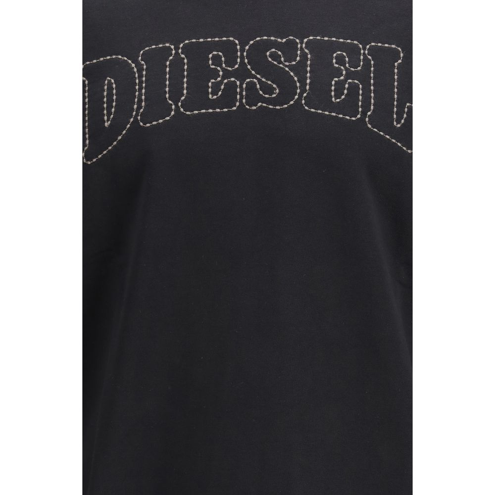 Diesel Black Cotton Sweatshirt - ClickThatClicks 