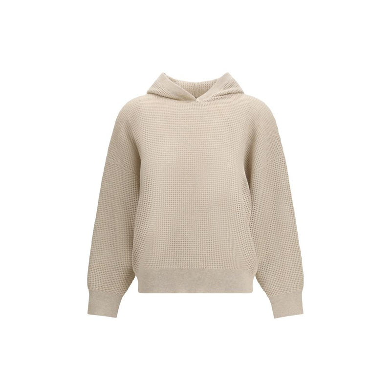 Brunello Cucinelli Beige Cashmere Sweatshirt - ClickThatClicks 
