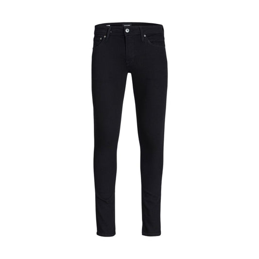 Jack Jones Black Cotton Skinny Jeans - ClickThatClicks 