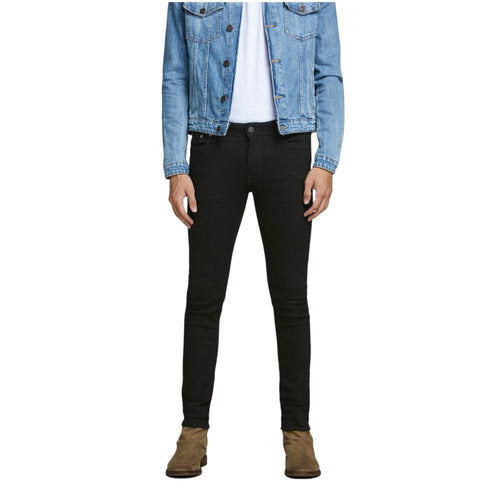 Jack Jones Black Cotton Skinny Jeans - ClickThatClicks 