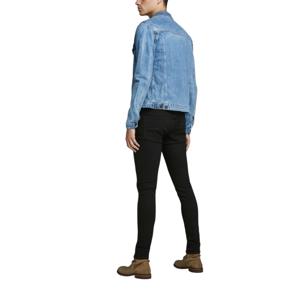 Jack Jones Black Cotton Skinny Jeans - ClickThatClicks 