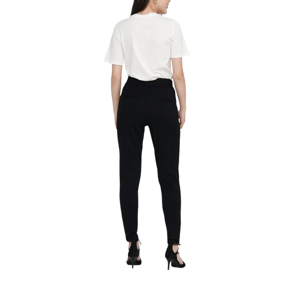 Only Black Viscose Casual Pants - ClickThatClicks 