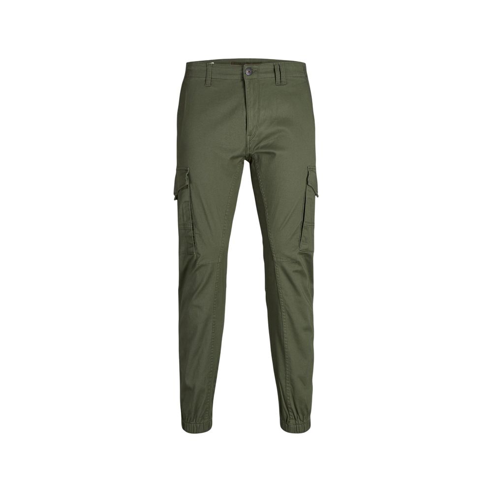 Jack Jones Green Cotton Skinny Pants - ClickThatClicks 