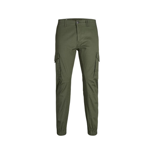 Jack Jones Green Cotton Skinny Pants - ClickThatClicks 