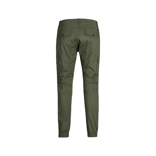 Jack Jones Green Cotton Skinny Pants - ClickThatClicks 