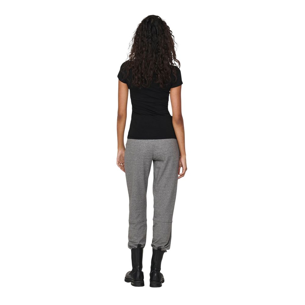 Only Black Cotton T-Shirt - ClickThatClicks 