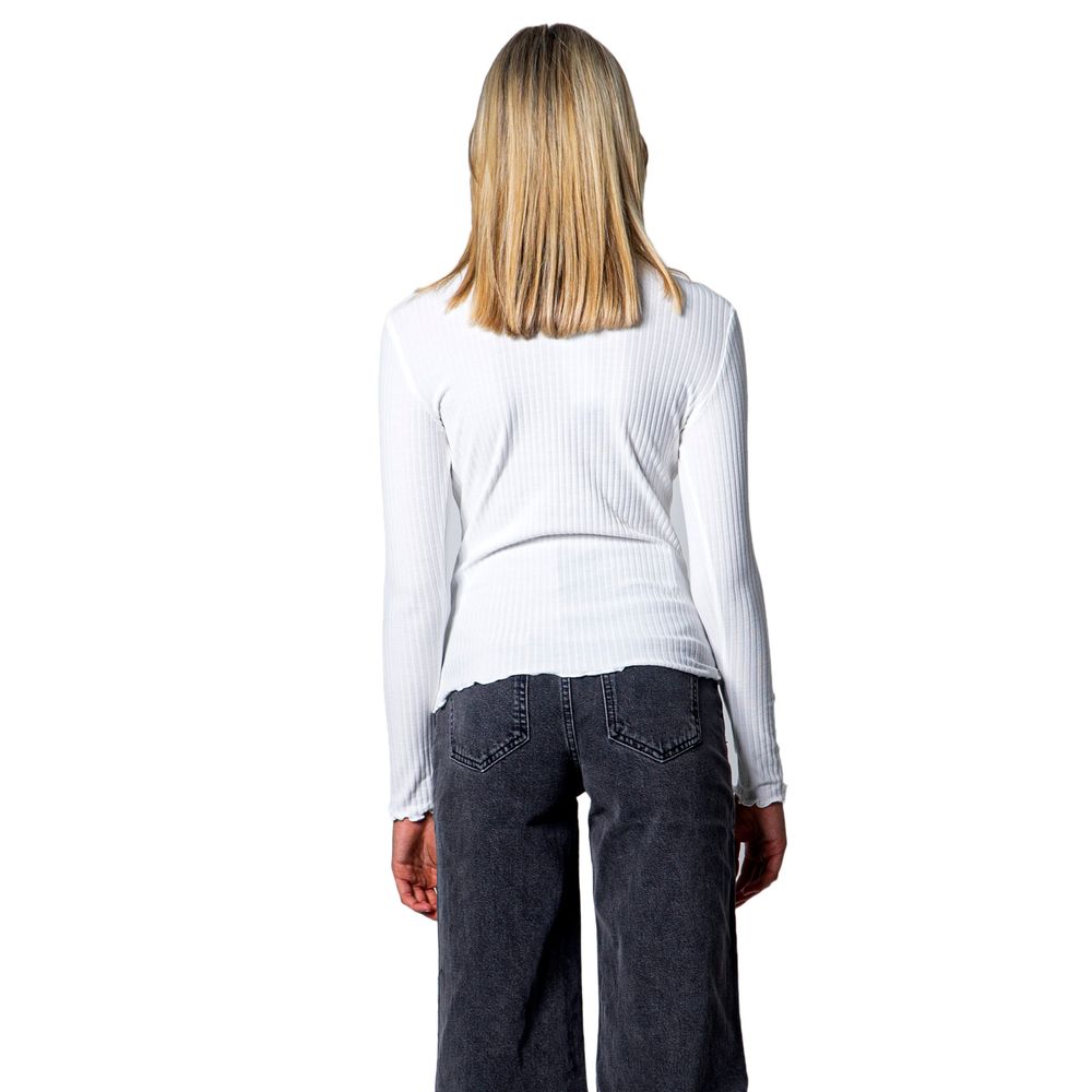 Only White Polyester Turtleneck - ClickThatClicks 
