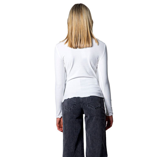 Only White Polyester Turtleneck - ClickThatClicks 