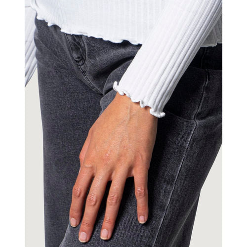 Only White Polyester Turtleneck - ClickThatClicks 