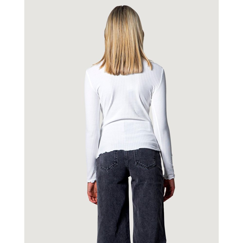 Only White Polyester Turtleneck - ClickThatClicks 