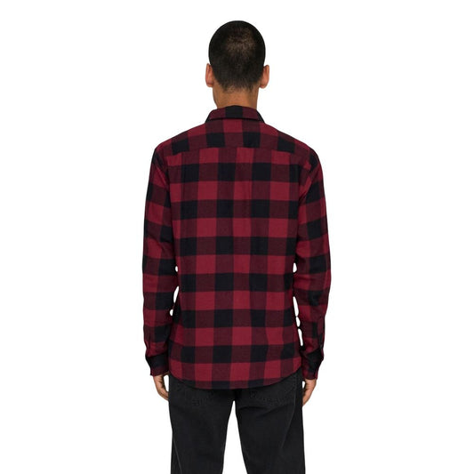 Only & Sons Multicolor Cotton Pattern Shirt - ClickThatClicks 