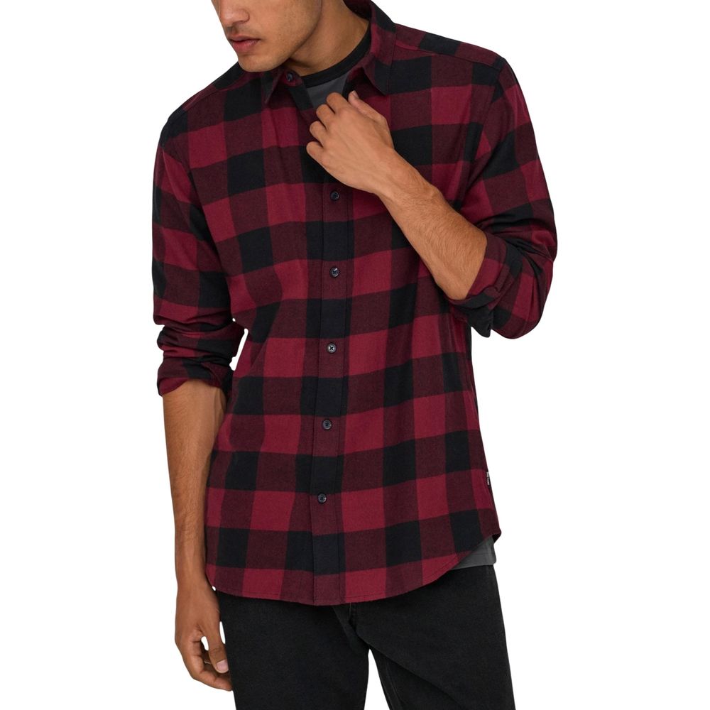 Only & Sons Multicolor Cotton Pattern Shirt - ClickThatClicks 