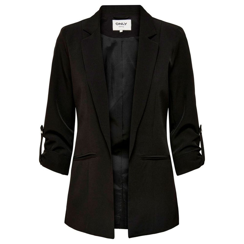 Only Black Polyester Blazer - ClickThatClicks 