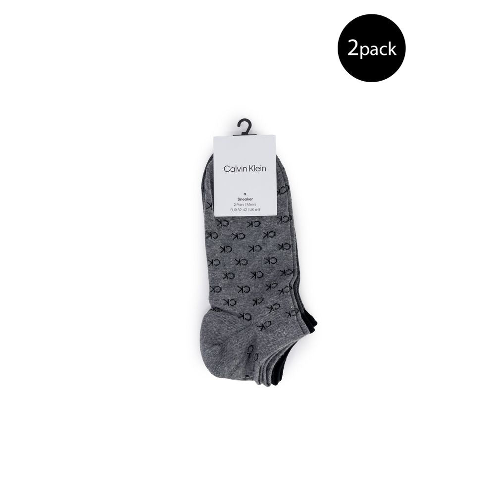 Calvin Klein Gray Elastane Socks - ClickThatClicks 