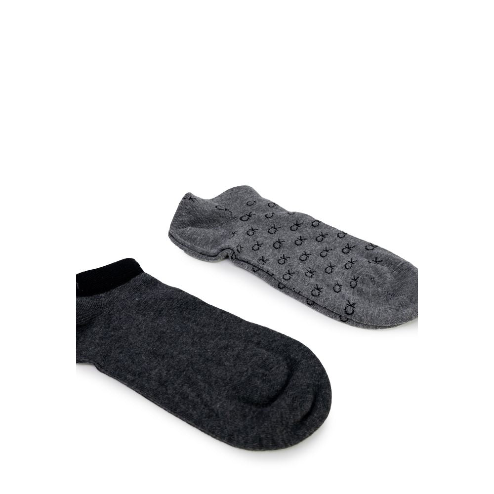 Calvin Klein Gray Elastane Socks - ClickThatClicks 