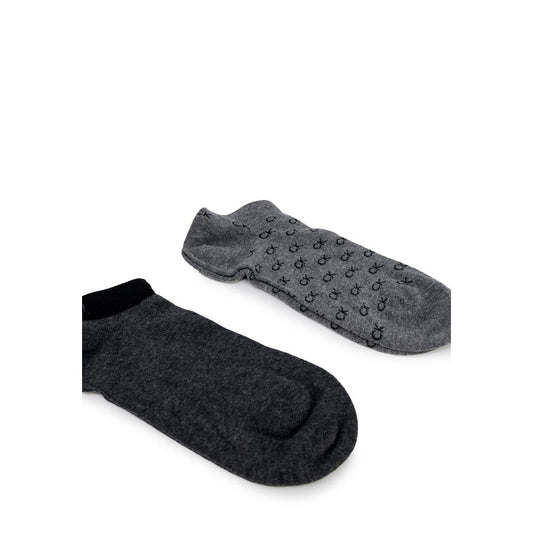 Calvin Klein Gray Elastane Socks - ClickThatClicks 