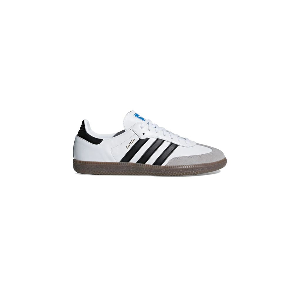 Adidas Originals White Leather Low Top Sneakers - ClickThatClicks 