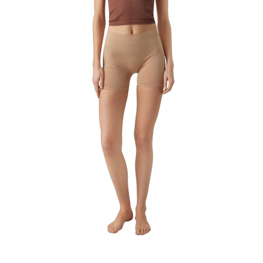 Vero Moda Beige Polyamide Shorts - ClickThatClicks 
