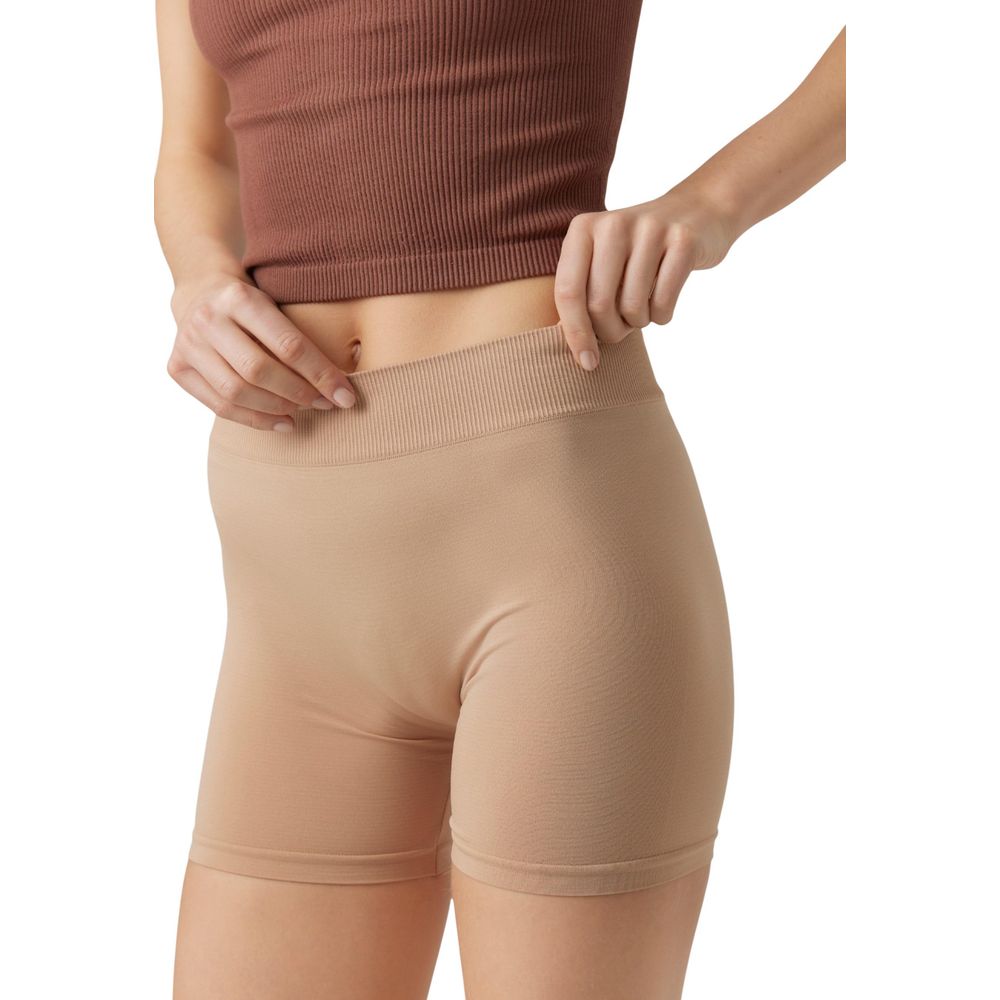 Vero Moda Beige Polyamide Shorts - ClickThatClicks 