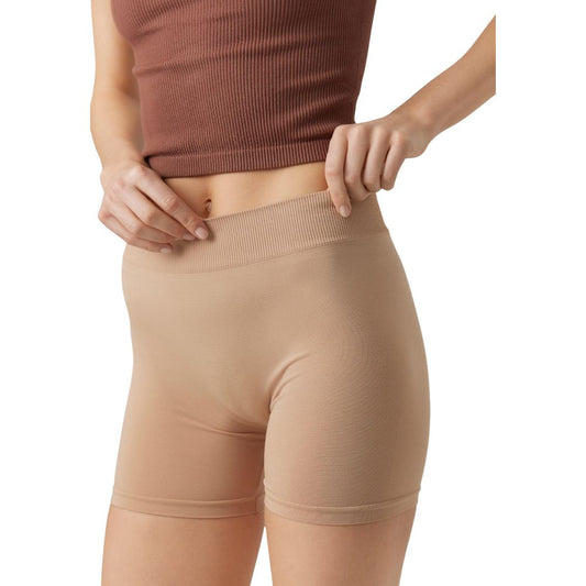 Vero Moda Beige Polyamide Shorts - ClickThatClicks 