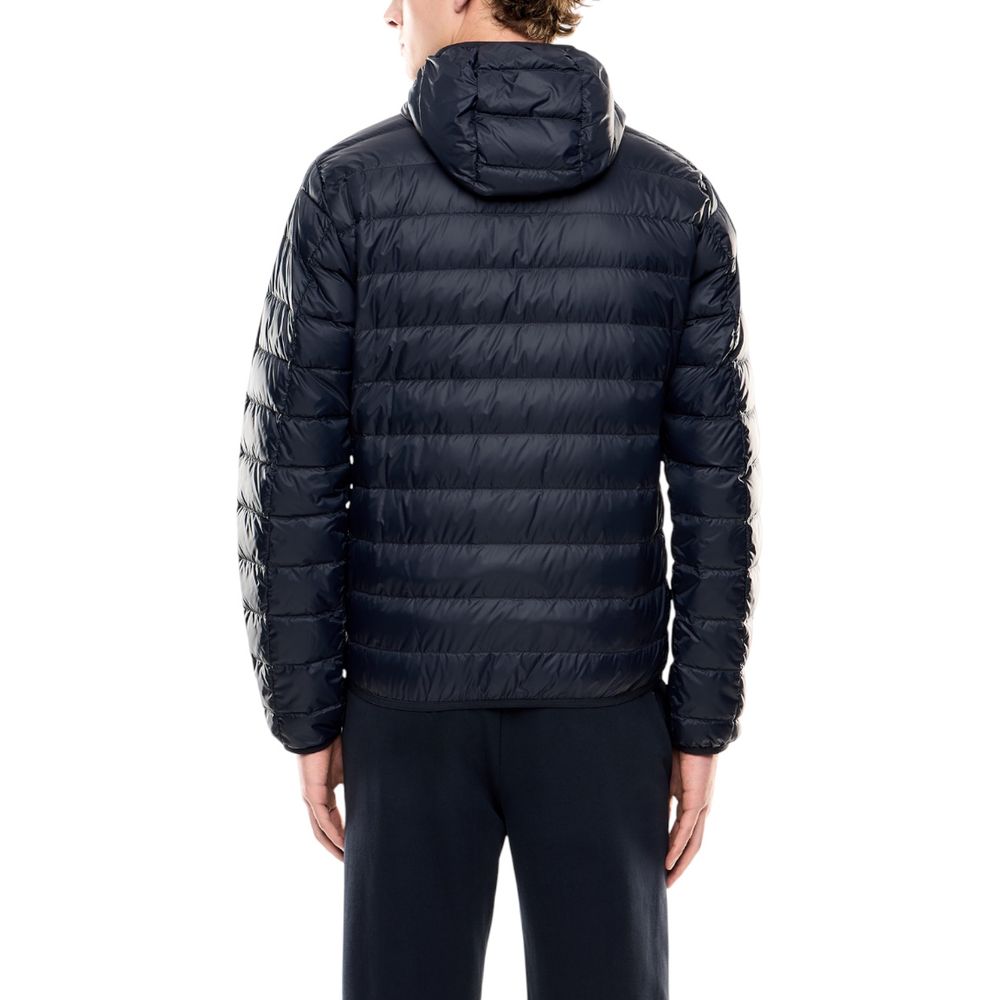 EA7 Emporio Armani Blue Polyamide Shell Jacket - ClickThatClicks 